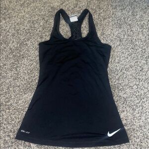 Nike Women's Black Racerback Tank Top